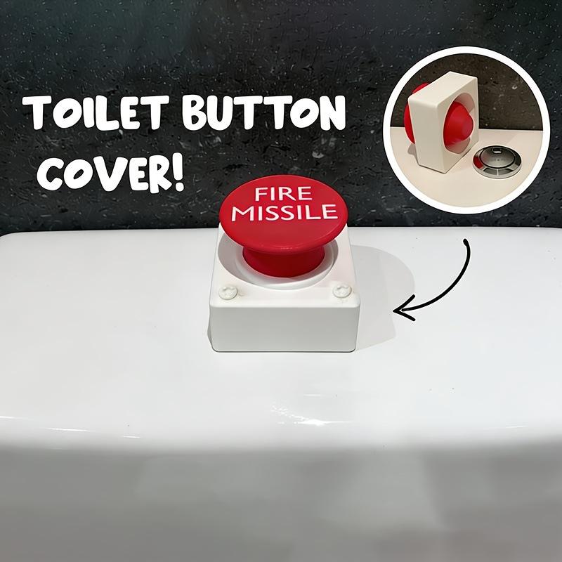 Jet Home Bathroom Accessories - Penutup Tombol Toilet Cetak 3D Bahan
