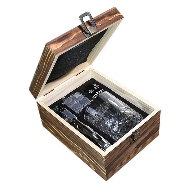 Yamazaki Home Bathroom Storage - Gelas Kaca Wiski dengan Batu Es
