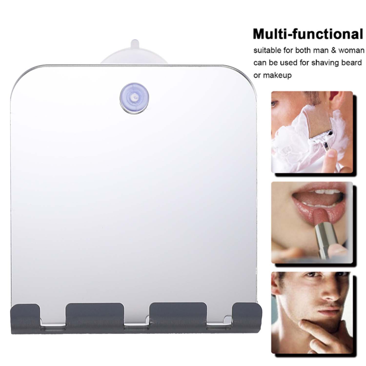 Shaving Mirror Suction - Cermin mandi bebas kabut tidak dapat