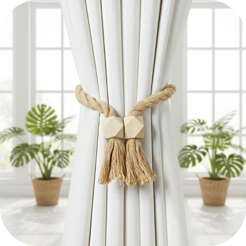 2 Buah Penahan Tirai Jendela R - Jet Home Bathroom Accessories ulasan dan harga