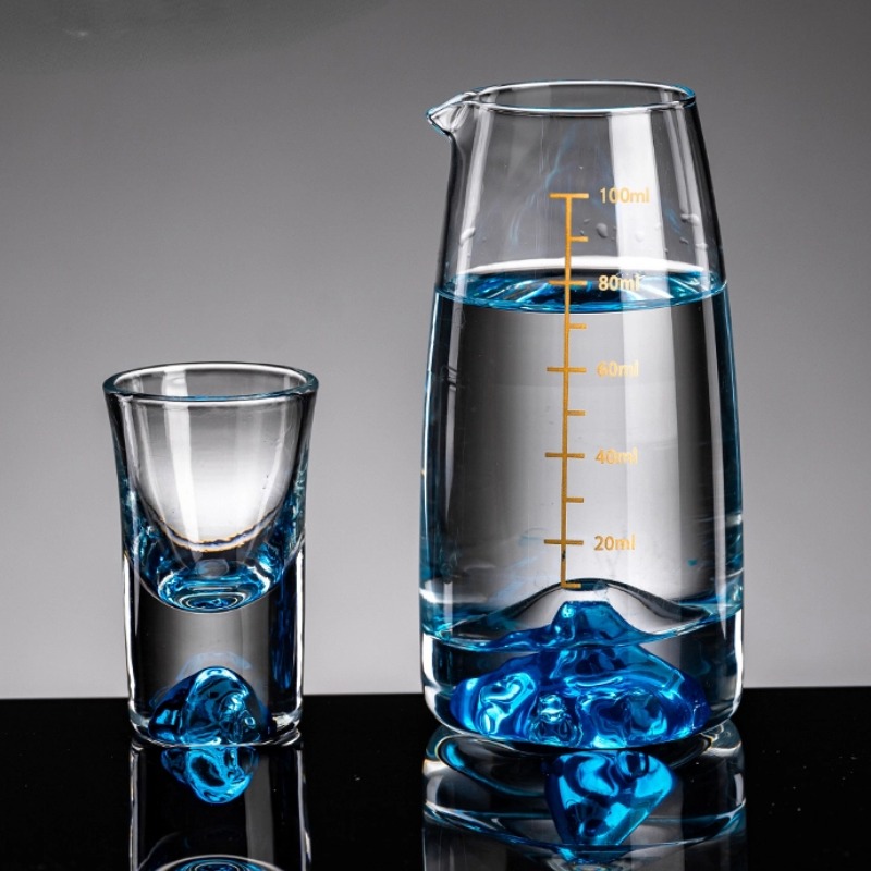 Set Gelas Anggur Blue Mountain - Yamazaki Home Bathroom Storage ulasan dan harga