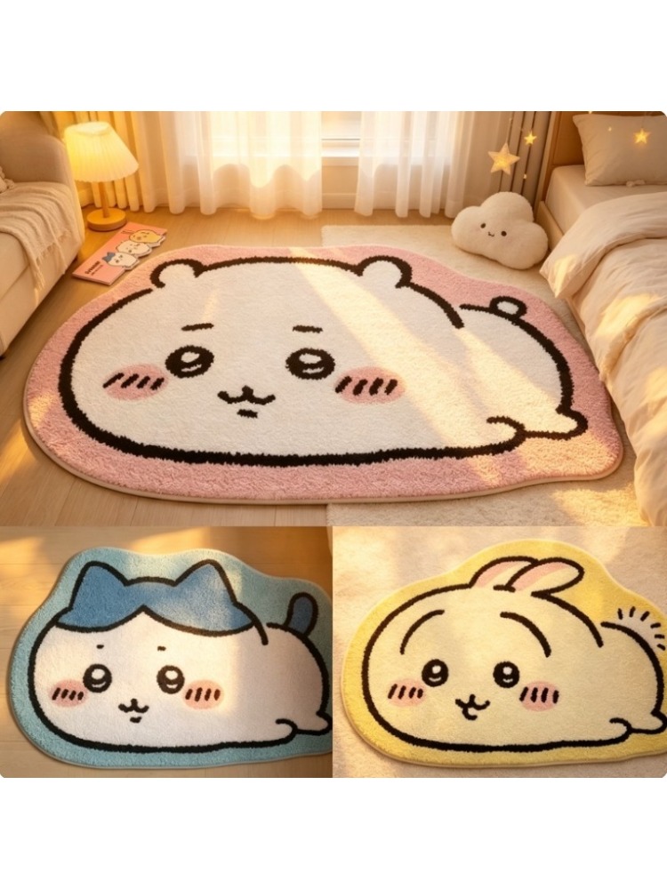 Karpet Kartun Chiikawa Anime H - Home Bathroom Mats ulasan dan harga