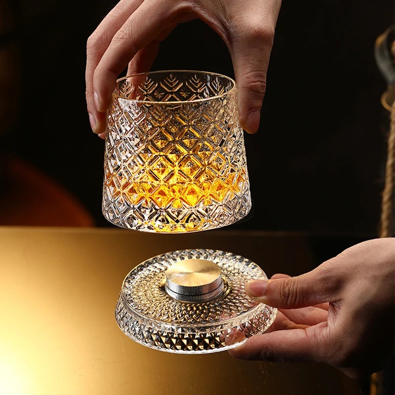 Gelas Whisky Berputar dengan A - Yamazaki Home Bathroom Storage ulasan dan harga