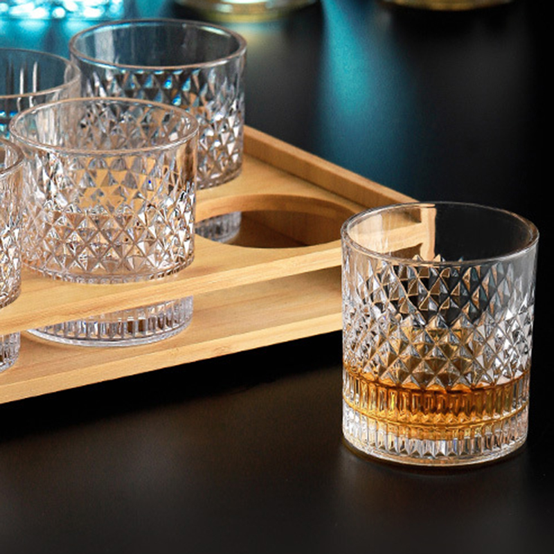 Gelas wiski transparan 335ml,  - Yamazaki Home Bathroom Storage ulasan dan harga