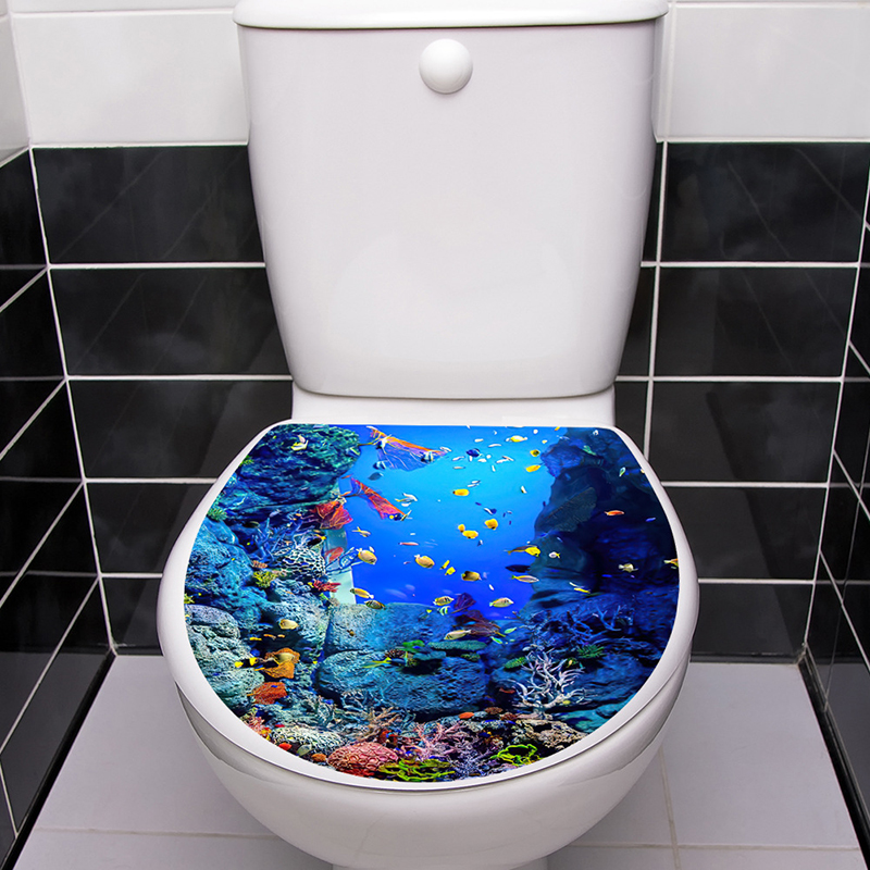 1 buah 3D stiker dinding kursi - Jet Home Bathroom Accessories ulasan dan harga