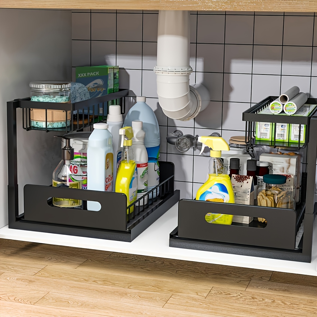 Rak Penyimpanan Dapur di Bawah - Home Essentials Bathroom Cabinet ulasan dan harga