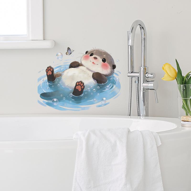 Stiker Tangki Toilet Beruang L - Jet Home Bathroom Accessories ulasan dan harga