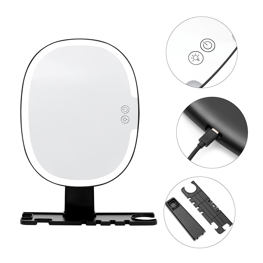 Cermin Mandi LED Anti Kabut un - Shaving Mirror Suction ulasan dan harga