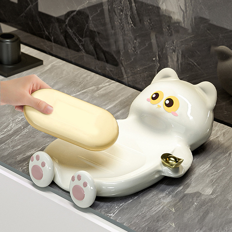 1 Buah Tempat Sabun Kucing Luc - Jet Home Bathroom Accessories ulasan dan harga