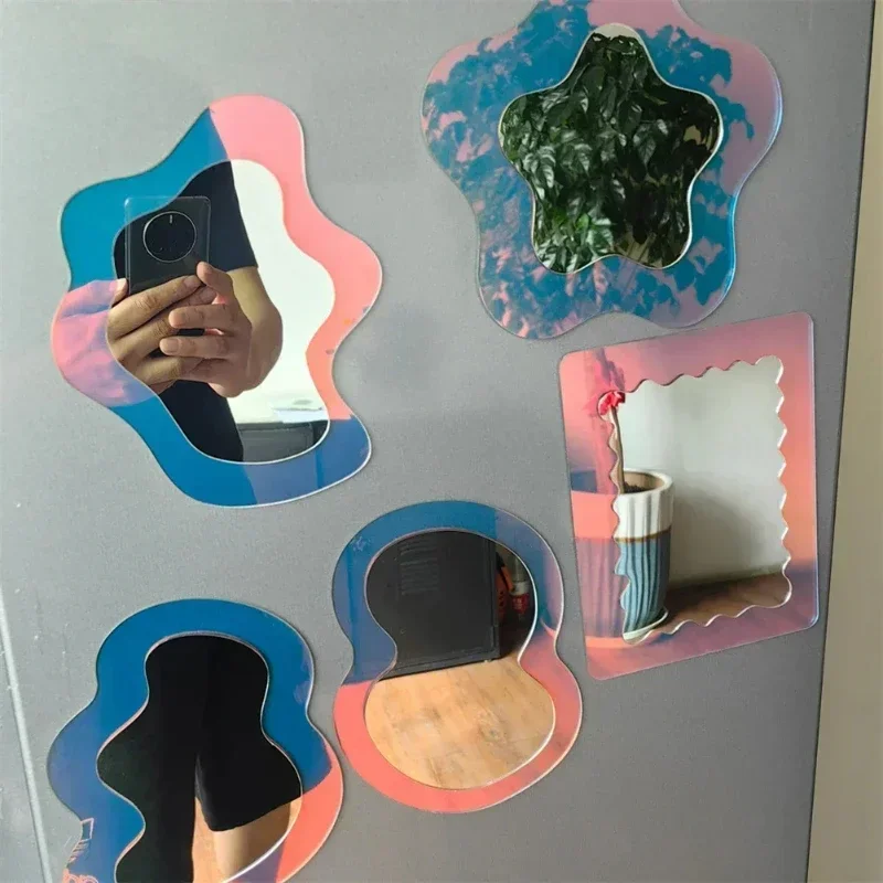 Cermin Pola Geometris Magnetik - Home Essentials Bathroom Cabinet ulasan dan harga
