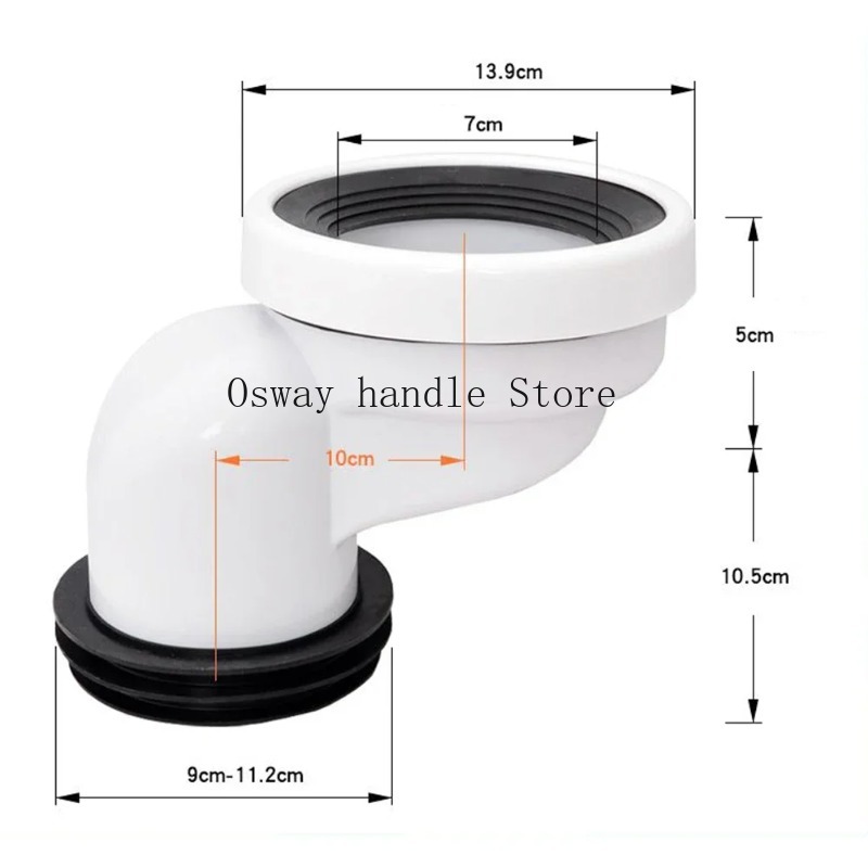 Konektor WC Offset 2/5/10cm, P - Plunger Toilet ulasan dan harga