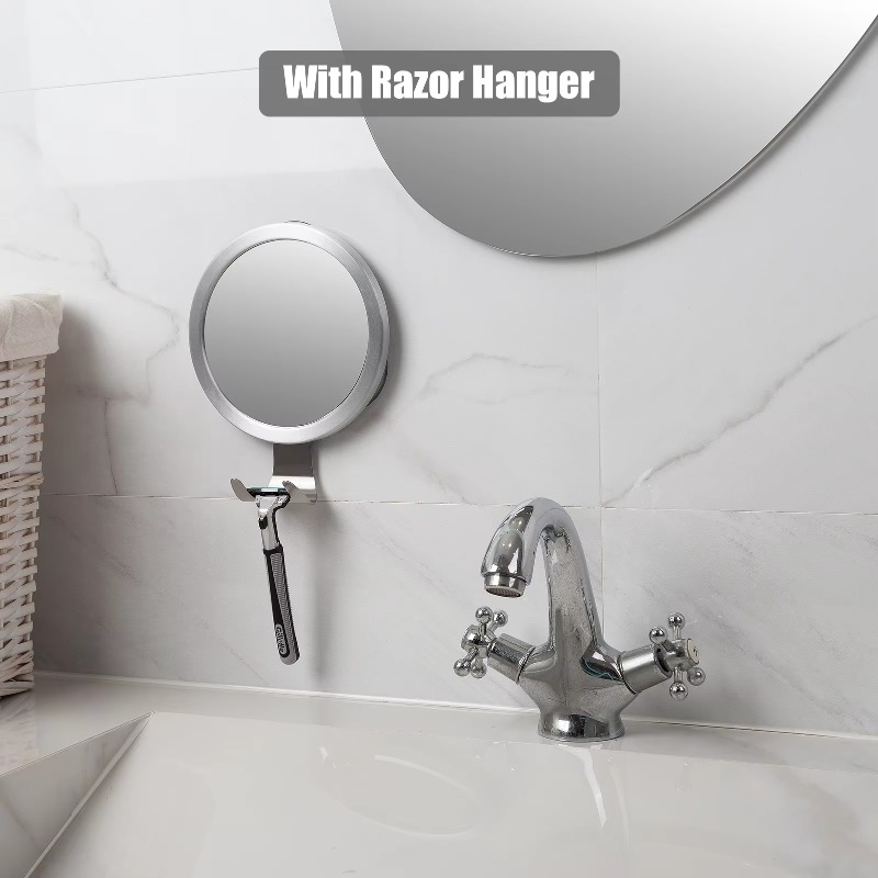 Cermin Kamar Mandi Anti Kabut  - Shaving Mirror Suction ulasan dan harga