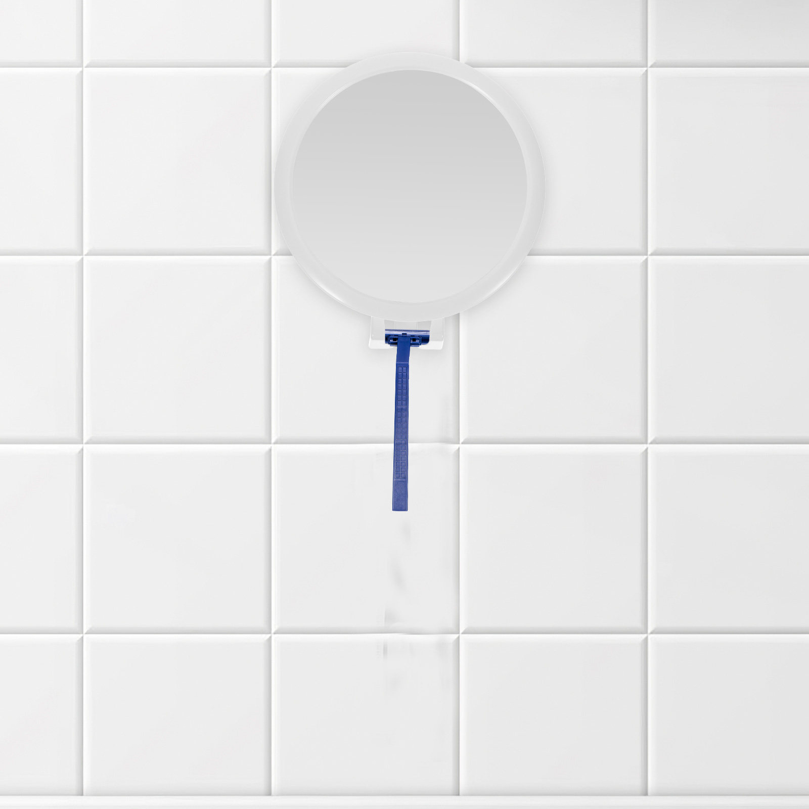 Cermin Mandi Anti-Kabut dengan - Shaving Mirror Suction ulasan dan harga